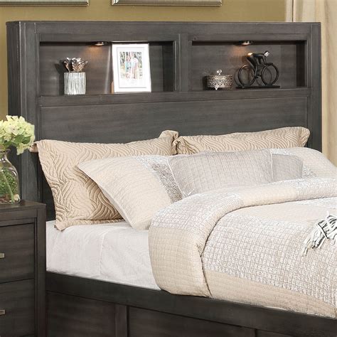 Furniture of America Fabio Transitional Wood Headboard, Queen, Gray - Walmart.com