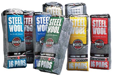 Steel Wool Pads, Medium Coarse Grit, Grade 2 - 95-242-4 - Penn Tool Co ...