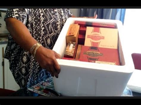 #278 OMAHA STEAKS Unboxing - YouTube