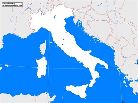 Italy Map Diagram | Quizlet