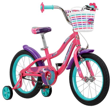 Schwinn Jasmine Girls Bike with Training Wheels, 16-Inch Wheels, Pink | Walmart Canada