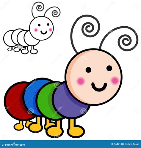 Caterpillar Cartoon Bugs Royalty Free Stock Image - Image: 16471026