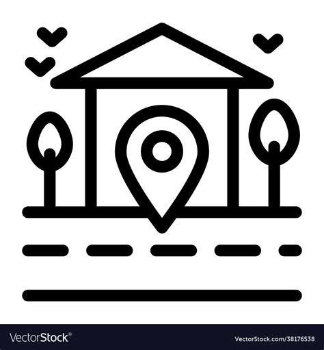 Home address Royalty Free Vector Image - VectorStock