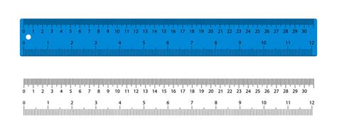 12 Inch Rulers Actual Size