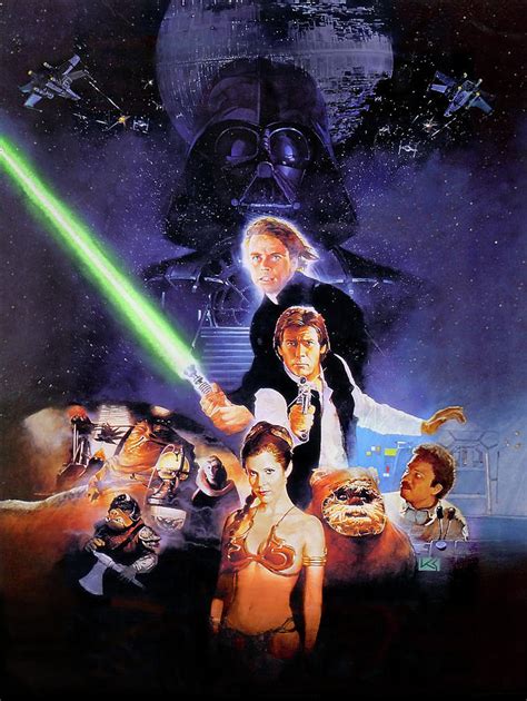 Star Wars Episode VI - Return of the Jedi 1983 Digital Art by Geek N Rock