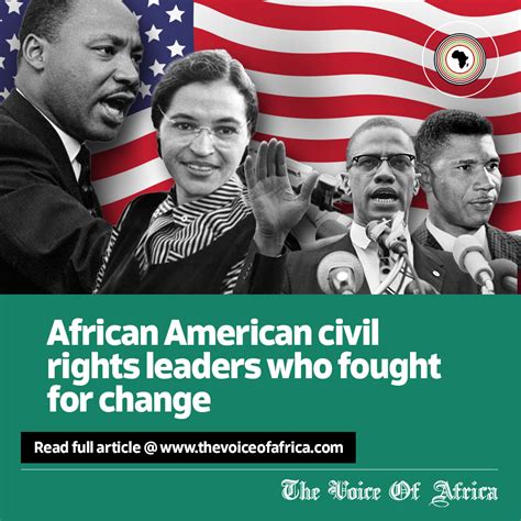 African American civil rights leaders who fought for change - The Voice ...