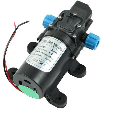 Mini Electric Water Pump DC 12V 60W High Pressure Micro Diaphragm Water Pump Automatic Switch 5L ...