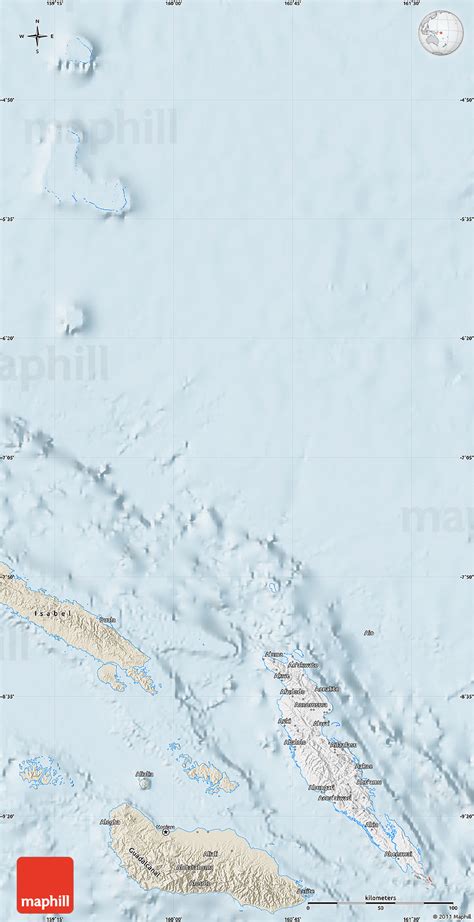 Classic Style Map of Malaita