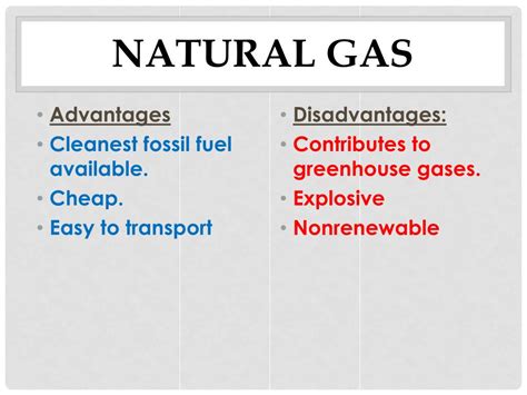 PPT - Advantages & Disadvantages of Energy Resources PowerPoint Presentation - ID:2928438