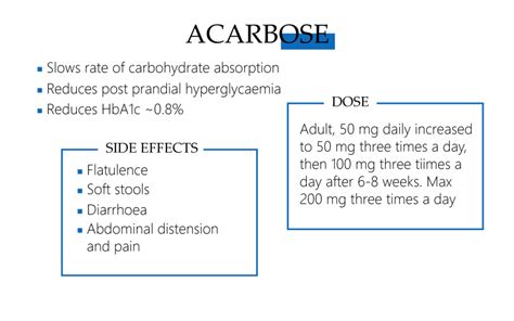 Precose (Acarbose) 25mg, 50mg - AntiDiabeticMeds