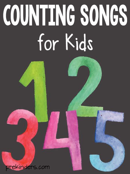 Counting Songs for Kids - PreKinders | Counting songs for kids, Preschool counting songs ...