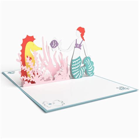 Lovepop Birthday Cards Mermaid Pop Up Birthday Card Lovepop | BirthdayBuzz