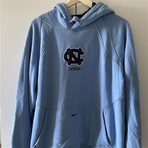 Nike Men's Blue and Navy Hoodie | Depop