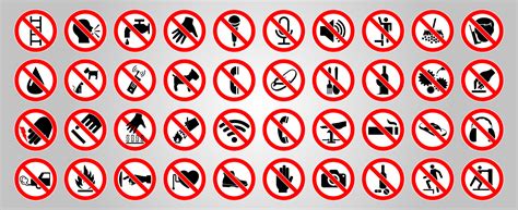 Prohibition Signs Vector Art, Icons, and Graphics for Free Download