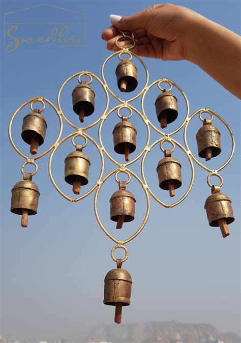 Copper Wind Chimes. Unique Outdoor Wind Chimes. 12 Bells - Etsy