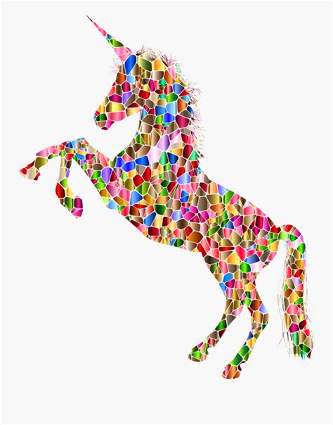 Unicorn Silhouette Rainbow , Free Transparent Clipart - ClipartKey