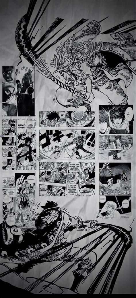 Wanted a manga panel phone wallpaper so made one from my favorite ...