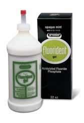 Fluorident Acidulated Fluoride Gel, Contains Sodium Fluoride, Mint, 1 quart | Net32