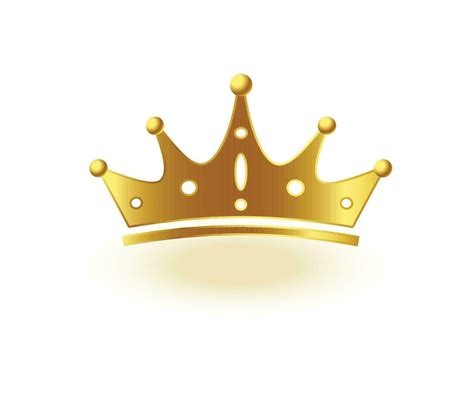 Golden Crown vector 23509360 Vector Art at Vecteezy