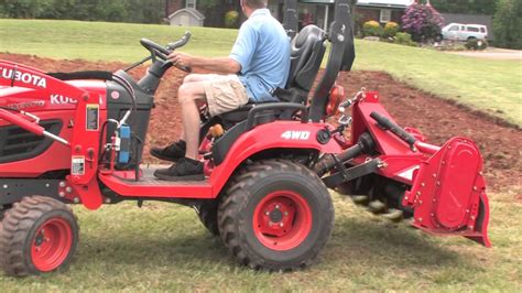 How To Till and Rotovate Your Garden With A Subcompact Tractor/Kubota ...