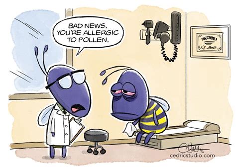 Sketchbook Silliness: Allergy - Cedric Hohnstadt Illustration | Allergies funny, Funny webcomics ...