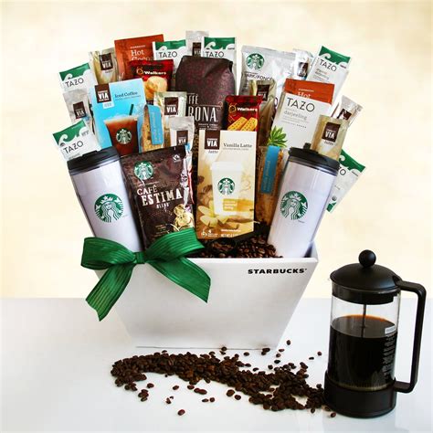 Starbucks Ultimate Starbucks Coffee Lovers Gift Basket | Coffee lover gifts basket, Mother's day ...
