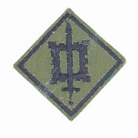 60s Vintage US Army Twill 18th Engineer Brigade Patch – Omega Militaria