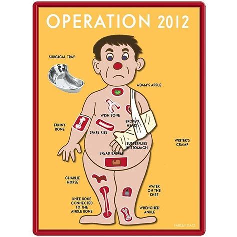 Farley Katz created this funny image for “Operation” board game. # ...