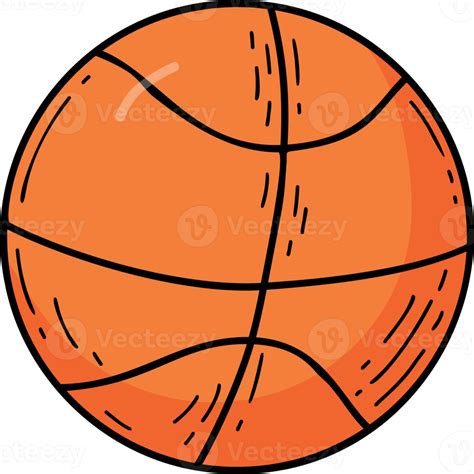 Basketball. A doodle 15698525 PNG