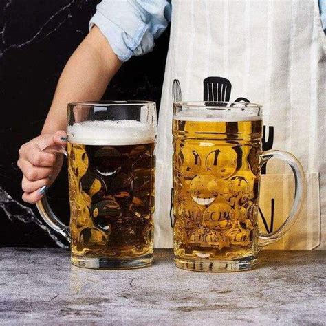 1000ML Large Beer Mug Thick Crystal Glass Hero Cup | Beer mug, Mugs, Beer