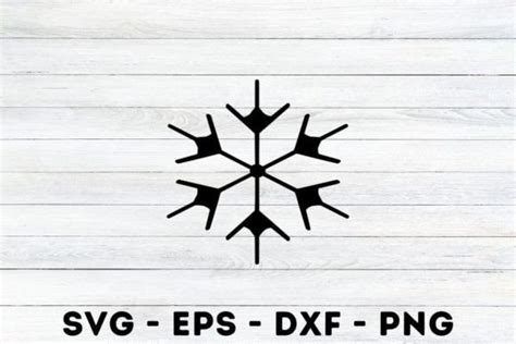 Snowflake Silhouette Svg Graphic by MagaArt · Creative Fabrica