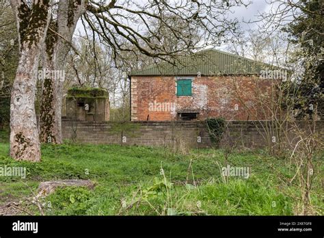 Side view Imber Court in the deserted village of Imber which now serves as the British Armys ...