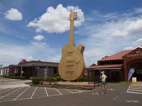 "Big Golden Guitar - Tamworth, NSW, Australia" by Joe Hupp | Redbubble