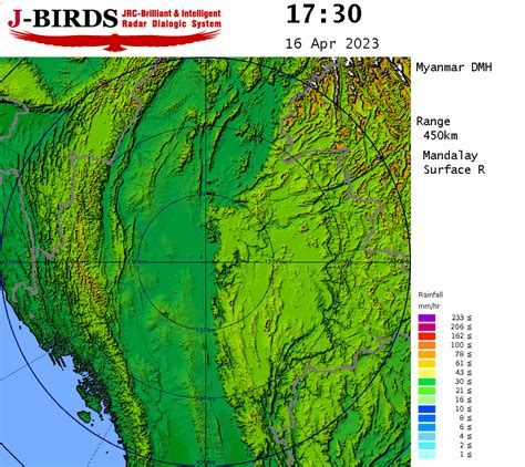 Mandalay Radar Image | Department of Meteorology and Hydrology