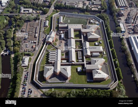 aerial view of Doncatraz - HMP & YOI Doncaster Prison, Yorkshire, UK ...