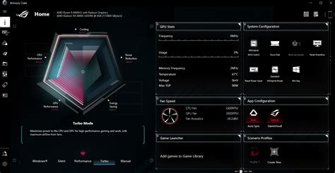 Armoury Crate operating modes explained: Silent vs Performance vs Turbo vs Windows