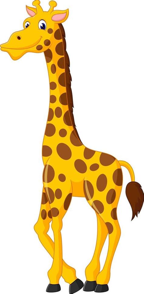 Cute giraffe cartoon 7579241 Vector Art at Vecteezy