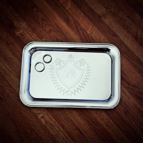 Classic Rectangle Silver Tray (Engravable) - Sandy Steven Engravers