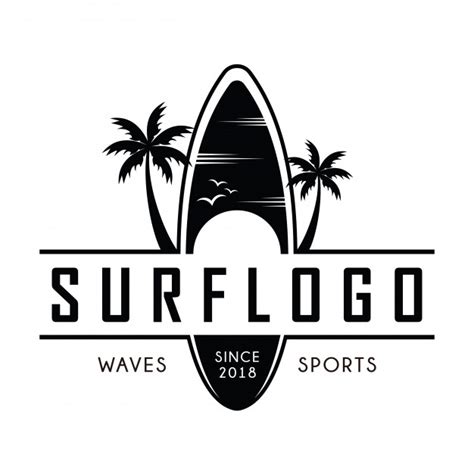 Logo de surf | Descargar Vectores Premium | Logotipo de surf, Carteles ...