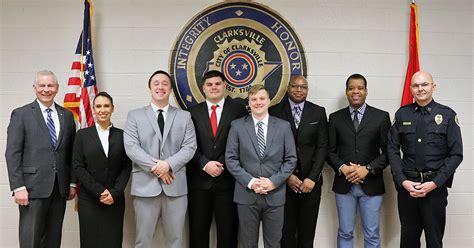 Clarksville Police Department brings on Six New Officers - Clarksville ...