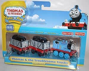 Thomas & Friends Take-n-Play Die-Cast Thomas & the Troublesome Trucks ...