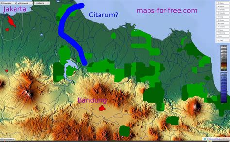 geography - What is the origin of the River Citarum on Java, Indonesia? - Earth Science Stack ...