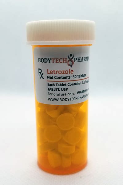 Letrozole 1.25mg (#540018) - Bodytech Pharma