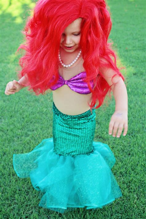 FULL Little Mermaid Ariel Halloween Costume TOP and SKIRT | Etsy