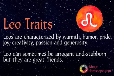 ♌ Leo Traits, Personality And Characteristics