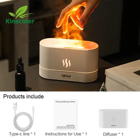 Kinscoter Aroma Diffuser Air Humidifier Ultrasonic Cool Mist Maker Fogger Led Essential Oil ...