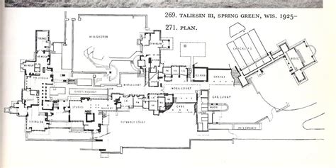 floor plan of taliesin - Google Search | Building plans house, Frank lloyd wright design, How to ...