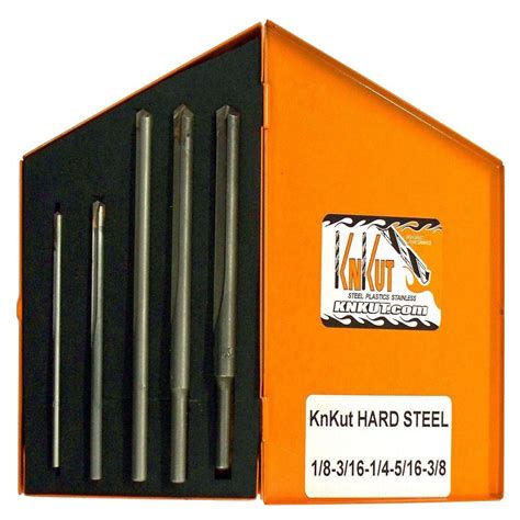 KnKut Carbide Tipped Hard Steel Drill Bit Set (5-Piece)-KNK5KK9 - The ...