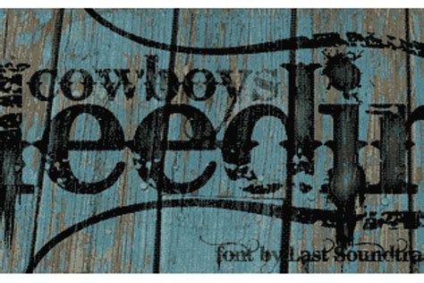 Bleeding Cowboys Font | Last Soundtrack | FontSpace