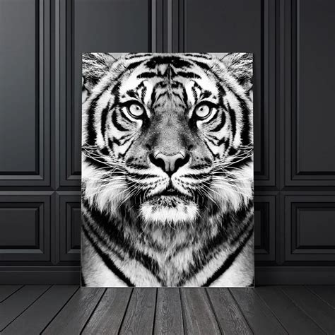 Tiger Painting Black And White